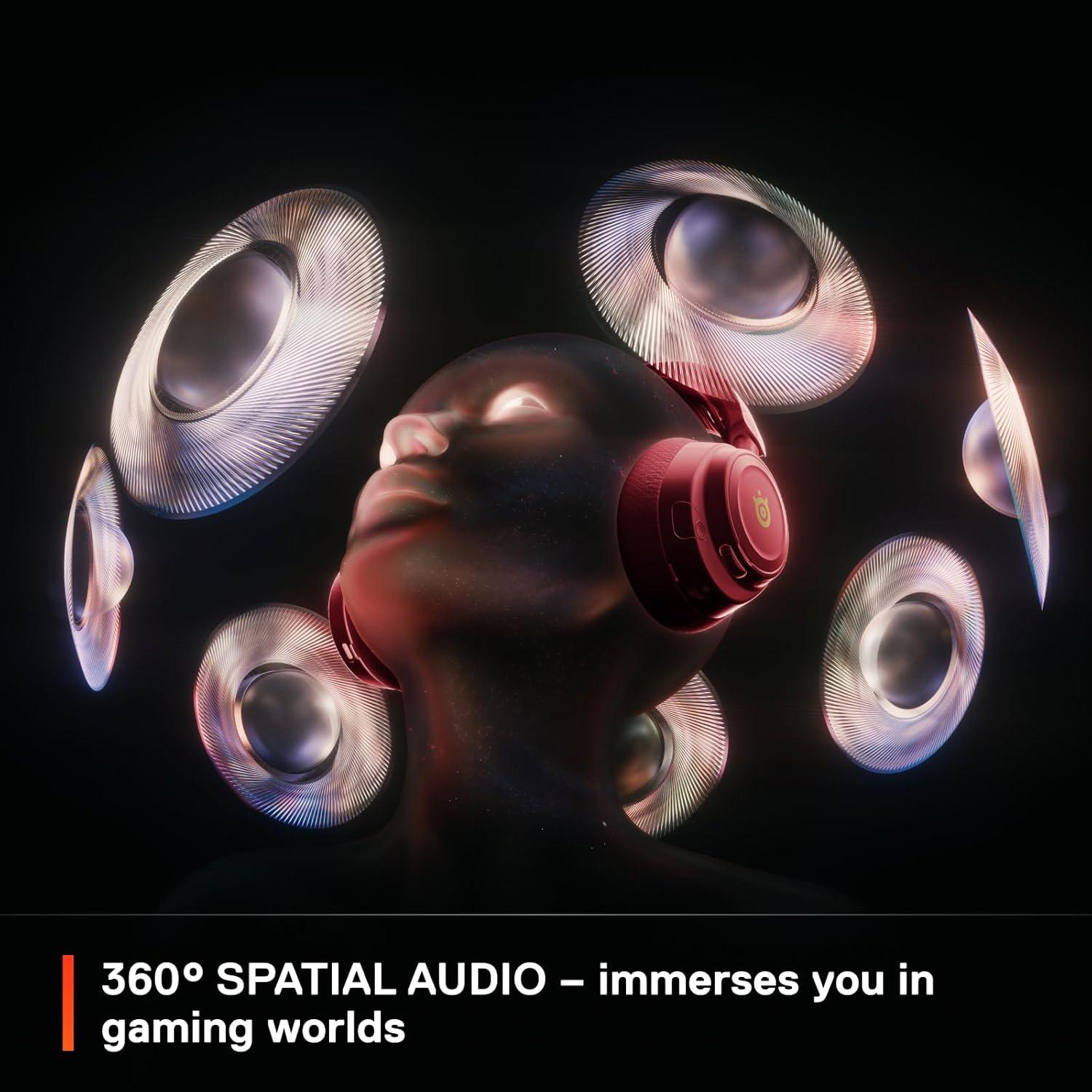 imageSteelSeries Arctis Nova 7P Wireless Gen 2 Gaming Headset  RealTime App Control 50 HR Play Neodymium Magnetic Drivers Mix 24GHzBluetooth PS5 PS4 PC Switch 12 Mobile  BlackDragon