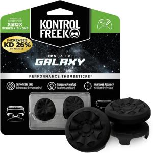 image:imageKontrolFreek FPS Freek Galaxy Black for Xbox One and Xbox Series X Controller  2 Performance Thumbsticks  1 HighRise 1 MidRise  Black Limited Edition