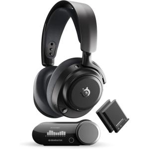 image:imageSteelSeries Arctis Nova Pro Omni  HiRes Wireless Gaming Headset 96kHz24bit ANC ClearCast Pro Mic AI Noise Rejection Mobile App Mix 24GHz  BT OmniPlay PCPlayStationXbox  GraphiteGraphite  Exclusive