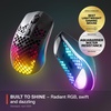 image:imageSteelSeries Aerox 3 Wireless Gen 2  SuperLight 68g Gaming Mouse 4K Polling 26K DPI Optical Sensor 200 Hour Battery IP54 Water Resistant 80m Click Durability RGB 100 PTFE Feet  ShadowOnyx