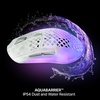 image:imageSteelSeries Aerox 3 Wireless Gen 2  SuperLight 68g Gaming Mouse 4K Polling 26K DPI Optical Sensor 200 Hour Battery IP54 Water Resistant 80m Click Durability RGB 100 PTFE Feet  ShadowGhost