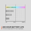 image:imageSteelSeries Aerox 3 Wireless Gen 2  SuperLight 68g Gaming Mouse 4K Polling 26K DPI Optical Sensor 200 Hour Battery IP54 Water Resistant 80m Click Durability RGB 100 PTFE Feet  ShadowOnyx
