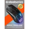 image:imageSteelSeries Aerox 3 Wireless Gen 2  SuperLight 68g Gaming Mouse 4K Polling 26K DPI Optical Sensor 200 Hour Battery IP54 Water Resistant 80m Click Durability RGB 100 PTFE Feet  ShadowOnyx