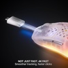 image:imageSteelSeries Aerox 3 Wireless Gen 2  SuperLight 68g Gaming Mouse 4K Polling 26K DPI Optical Sensor 200 Hour Battery IP54 Water Resistant 80m Click Durability RGB 100 PTFE Feet  ShadowGhost