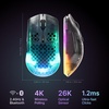 image:imageSteelSeries Aerox 3 Wireless Gen 2  SuperLight 68g Gaming Mouse 4K Polling 26K DPI Optical Sensor 200 Hour Battery IP54 Water Resistant 80m Click Durability RGB 100 PTFE Feet  ShadowShadow