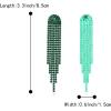imageBriLove Rhinestone Earrings Dangling for Women Fashion Long Chandelier Sparkle Crystal Tassel Dangle Drop Earring for Party Prom AccessoriesEmerald Color GreenTone