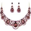 Amethyst Color Gold-Tone