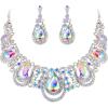 Iridescent AB Silver-Tone
