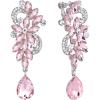 04-Pink Tourmaline Color Silver-Tone