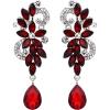 06-Ruby Color Silver-Tone
