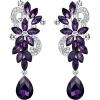 08-Amethyst Color Silver-Tone