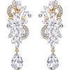 10-Clear Gold-Tone