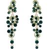 Emerald Color Gold-Tone