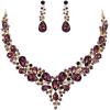 06-Deep Amethyst Color Gold-Tone