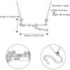 imageBriLove 925 Sterling Silver Necklace Gifts for Mom Women Constellation Zodiac 12 Horoscope Astrology CZ Pendant Mothers DayValentines DayBirthdayChristmasAnniversaryTaurus  Full Ver