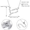 imageBriLove 925 Sterling Silver Necklace Gifts for Mom Women Constellation Zodiac 12 Horoscope Astrology CZ Pendant Mothers DayValentines DayBirthdayChristmasAnniversaryGemini  Full Ver