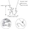 imageBriLove 925 Sterling Silver Necklace Gifts for Mom Women Constellation Zodiac 12 Horoscope Astrology CZ Pendant Mothers DayValentines DayBirthdayChristmasAnniversarySagittarius  Full Ver