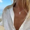imageBriLove Gifts for Mom 925 Sterling Silver Unique Personalized Key Pendant Valentines Day Necklace for Women Mothers DayValentines DayBirthdayChristmasAnniversarySilverTone
