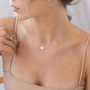 imageBriLove Personalized 925 Sterling Silver Dainty Small Tiny Initial Heart Pendant Choker Necklace Gift for Women Mothers DayValentines DayBirthdayChristmasAnniversaryN