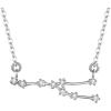 imageBriLove 925 Sterling Silver Necklace Gifts for Mom Women Constellation Zodiac 12 Horoscope Astrology CZ Pendant Mothers DayValentines DayBirthdayChristmasAnniversaryTaurus  Full Ver