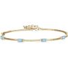 Turquoise Color Gold-Tone