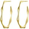 imageBriLove Dainty Simple 925 Sterling Silver Hoop Dangle Stud Earrings for Women Birthday Valentines Day Anniversary14K GoldTone