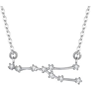 imageBriLove 925 Sterling Silver Necklace Gifts for Mom Women Constellation Zodiac 12 Horoscope Astrology CZ Pendant Mothers DayValentines DayBirthdayChristmasAnniversaryTaurus  Full Ver