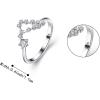 imageBriLove 925 Sterling Silver CZ Statement Ring Horoscope Zodiac 12 Constellation Astrology Adjustable Rings for Mom Women Mothers DayValentines DayBirthdayChristmasAnniversaryCapricorn  Full Ver