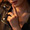 imageBriLove 925 Sterling Silver CZ Statement Ring Horoscope Zodiac 12 Constellation Astrology Adjustable Rings for Mom Women Mothers DayValentines DayBirthdayChristmasAnniversaryAquarius  Full Ver