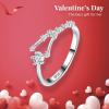 imageBriLove 925 Sterling Silver CZ Statement Ring Horoscope Zodiac 12 Constellation Astrology Adjustable Rings for Mom Women Mothers DayValentines DayBirthdayChristmasAnniversaryTaurus  Full Ver