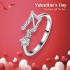 imageBriLove 925 Sterling Silver CZ Statement Ring Horoscope Zodiac 12 Constellation Astrology Adjustable Rings for Mom Women Mothers DayValentines DayBirthdayChristmasAnniversaryLibra  Full Ver