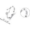 imageBriLove 925 Sterling Silver CZ Statement Ring Horoscope Zodiac 12 Constellation Astrology Adjustable Rings for Mom Women Mothers DayValentines DayBirthdayChristmasAnniversaryCancer  Full Ver