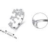 imageBriLove 925 Sterling Silver CZ Statement Ring Horoscope Zodiac 12 Constellation Astrology Adjustable Rings for Mom Women Mothers DayValentines DayBirthdayChristmasAnniversarySagittarius  Full Ver