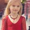 imageBriLove Alloy Crystal Teardrop Cluster Statement Necklace Clipon Earrings Set06Ruby Color SilverTone