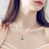 imageBriLove Rose Flower Heart Birthstone Necklace for Women925 Sterling Silver Cubic Zirconia Pendant Birthday Anniversary Mom Women03Emerald Color