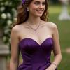 imageBriLove Wedding Bridal CZ Necklace Bracelet Earrings Jewelry Set for Women Teardrop Infinity Figure 8 YNecklace Tennis Dangle Party Prom AccessoriesAmethyst Color