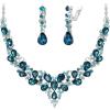 08-Blue Topaz Silver-Tone