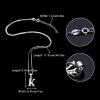 imageBriLove Gifts for Mom Women 925 Sterling Silver Cubic Zirconia 26 Initial Letter Alphabet Pendant Necklace for Mothers DayValentines DayBirthdayChristmasAnniversaryAlphabet K