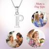 imageBriLove Gifts for Mom Women 925 Sterling Silver Cubic Zirconia 26 Initial Letter Alphabet Pendant Necklace for Mothers DayValentines DayBirthdayChristmasAnniversaryAlphabet P