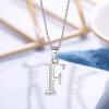 imageBriLove Gifts for Mom Women 925 Sterling Silver Cubic Zirconia 26 Initial Letter Alphabet Pendant Necklace for Mothers DayValentines DayBirthdayChristmasAnniversaryAlphabet F
