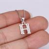 imageBriLove Gifts for Mom Women 925 Sterling Silver Cubic Zirconia 26 Initial Letter Alphabet Pendant Necklace for Mothers DayValentines DayBirthdayChristmasAnniversaryAlphabet H
