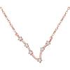 imageBriLove Gifts for Mom Women 925 Sterling Silver Necklace Zodiac Constellation Horoscope 12 Astrology Wedding Bridal CZ Pendant BirthdayChristmasAnniversaryPisces
