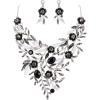 Black Silver-Tone