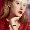 imageBriLove Shiny Gorgeous Womens Crystal Multi Teardrop Cluster Link Bracelet for Wedding Bridal Party PromRuby Color GoldTone