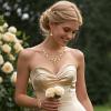 imageBriLove Wedding Bridal Jewelery for Women Austrian Crystal Teardrop Cluster Statement Necklace Dangle Earrings Link Bracelet Set08Champagne GoldTone