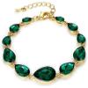 01-Emerald Color Gold-Tone