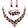 14-Deep Amethyst Color Gold-Tone