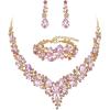 15-Pink Gold-Tone