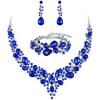 16-Blue Silver-Tone