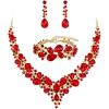 20-Ruby Color Gold-Tone